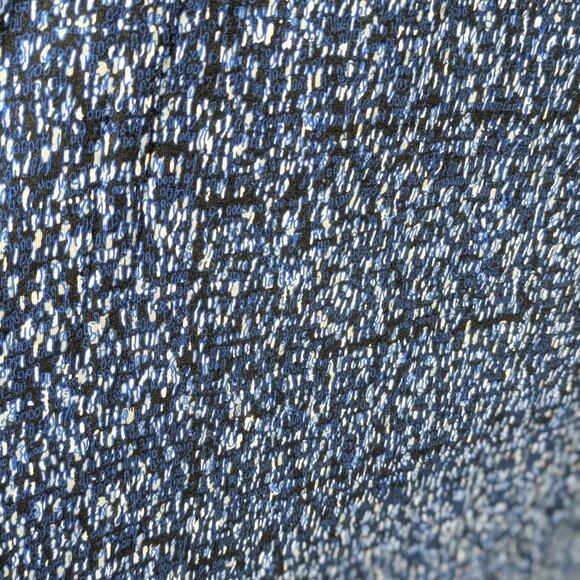 Roz & Ali Blue Patterned Maxi Skirt Size 1X - Picture 2 of 6